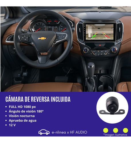 Autoestéreo Cruze 2016-2019 Pantalla Táctil 9 Android/ios
