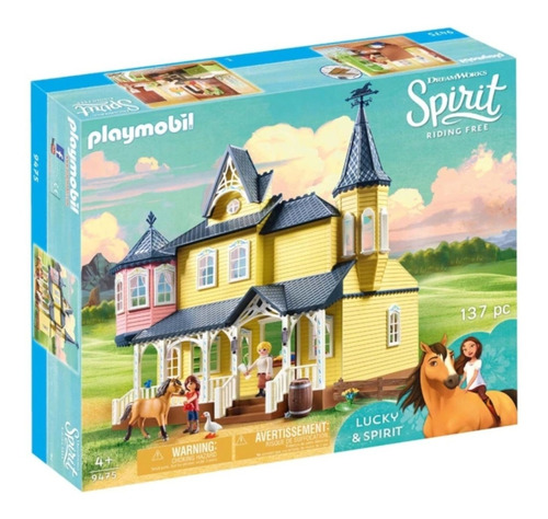 Playmobil Spirit 9475 La Mansion De Lucky Y Spirit