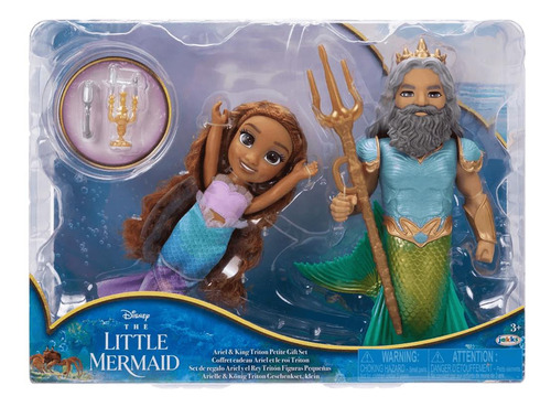 Boneca A Pequena Sereia O Filme 2023 Ariel Com O Rei Tritão