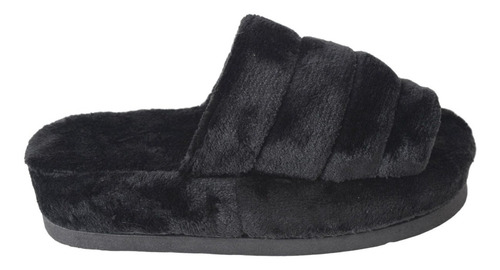 Imagen 3 de 6 de Pantuflas Mujer Teddy Invierno Piel Calentitas Cómoda Suave
