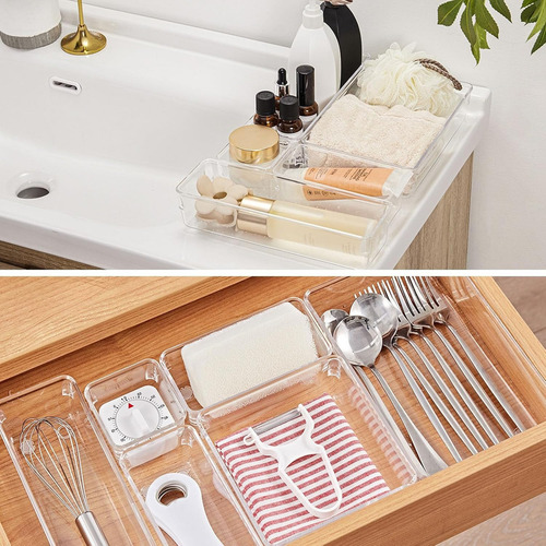 Caja De Acrilico Organizador Para Maquillaje 25pzs