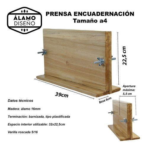 Kit W2 Prensa De Encuadernación A4 + Sierra De Arco Junior