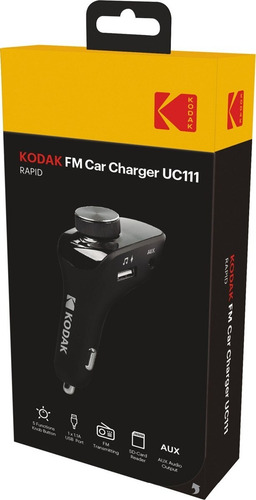 Transmisor Fm Usbx2 Carga Rápida Kodak Uc111