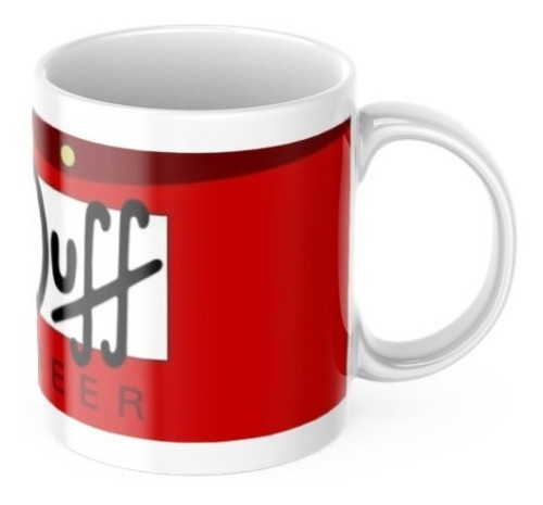 Taza Café Los Simpson Duff Cerveza Homero Bart Animado 11 Oz