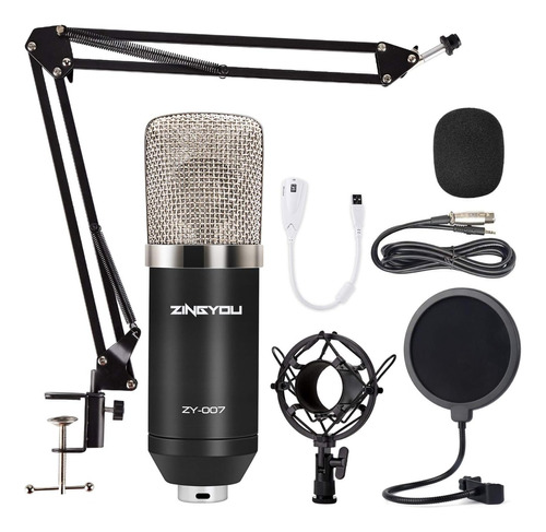 Microfono Condensador Kit Profesional Marca Zingyou