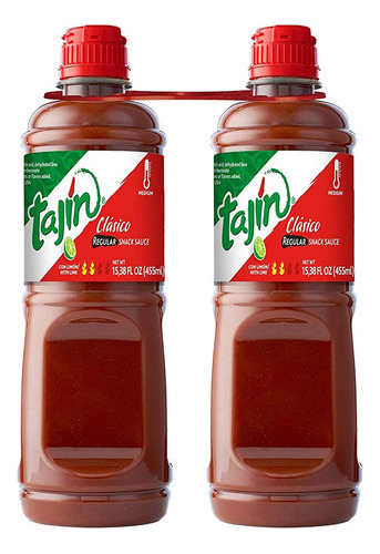 Salsa Picante Suave Tajin 15.38oz (paquete De 2)