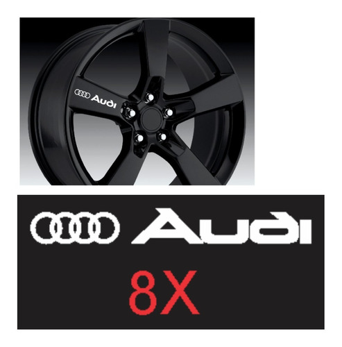 Adesivo Audi Sport Roda Aud007