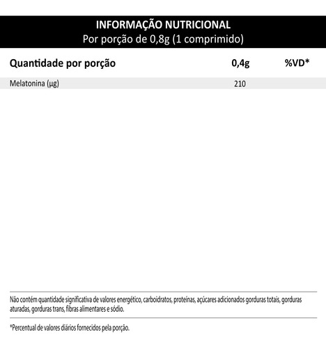 Melatonina Com 120 Comprimidos Da Equaliv