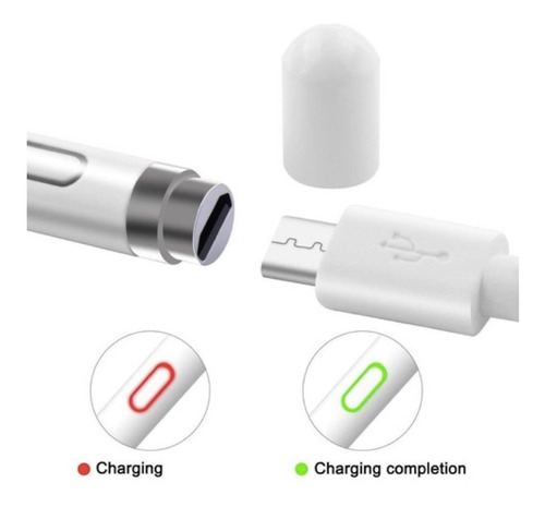 Imagen 5 de 8 de Lapiz Fino Touch Stylus Pen Tablet Para Xiaomi Samsung iPad