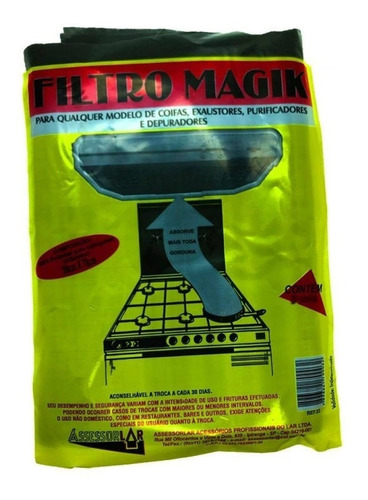 Filtro Para Exaustor Coifa Fogão Magik 59 X 78