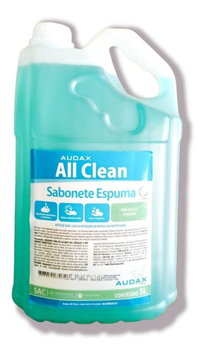 Sabonete Espuma Erva Doce 5 Litros- All Clean Audax