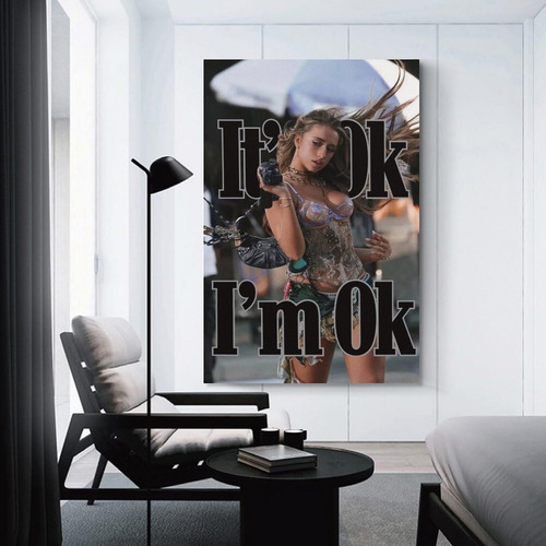 Tate Mcrae It's Ok I'm Ok 4 Canvas Poster Bedroom
