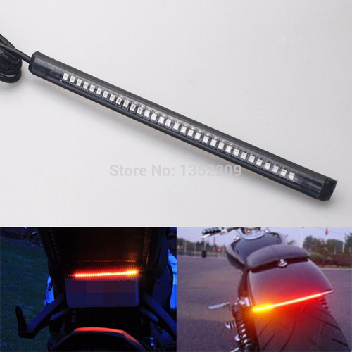 Tira Led Moto Stop Giros Posición Flexible 3m Cafe Racer