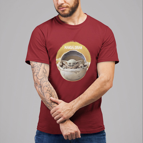 Star Wars Playera Mandalorian Grogu Producto Oficial