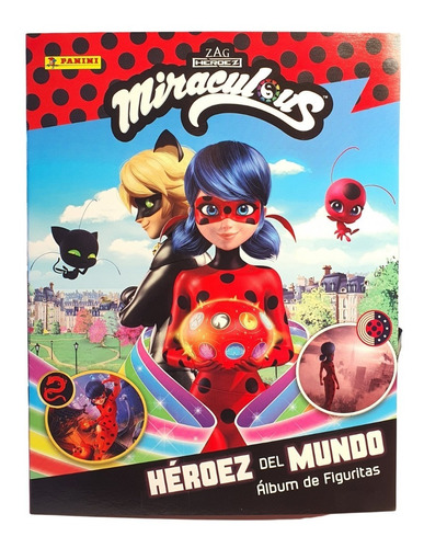 Figuritas Ladybug Heroez X 20 Sobres + Album Panini + Poster