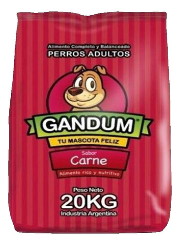 Alimento Balanceado Gandum Perro Adulto 20kg. Fdm