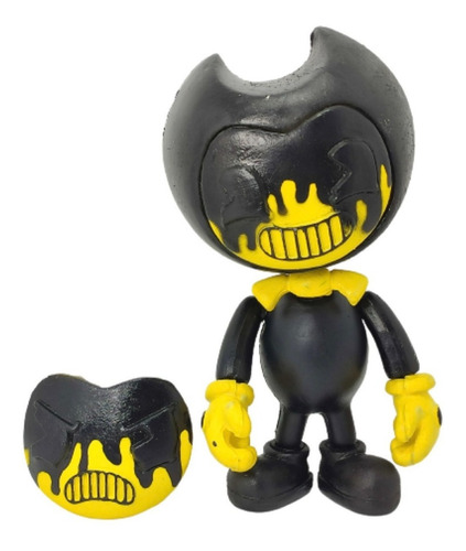 Imagen 5 de 9 de Bendy The Ink Machine Set 2 Figuras Demon Yellow Emite Luz