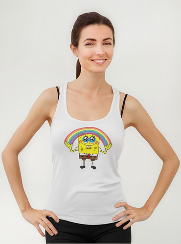 Playera Bob Esponja Rainbow Orgullo Pride Lgbtt Marcha