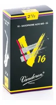 Comprar Cañas Vandoren Sr7025 Para Saxofón Alto V16, Fuerza 2.5; Caj