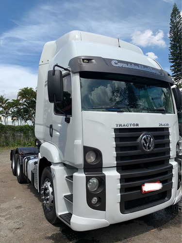 Imagem 3 de 15 de Vw 25420 6x2 Vtronic Teto Auto Completo