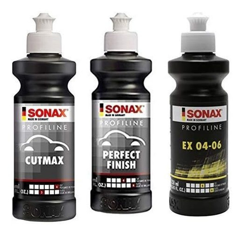 Sonax Cutmax, Perfecto Acabado, Ex04-06 Kit 250ml