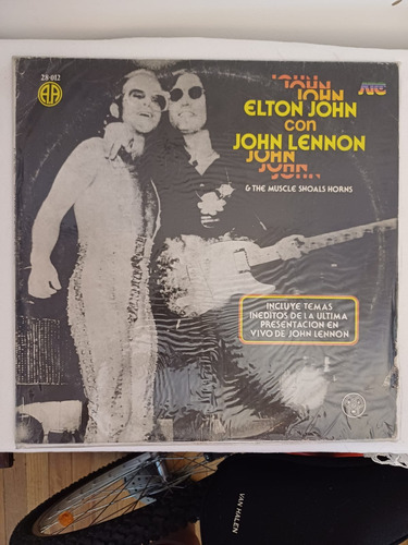 Elton John Con John Lennon And The Muscle Shoals Horn Vinilo