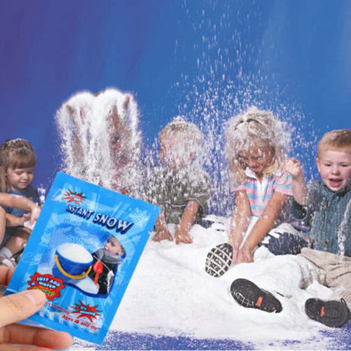 Imagen 3 de 7 de * 4 Sobres Nieve Falso Para Slime Jugar Adorno **