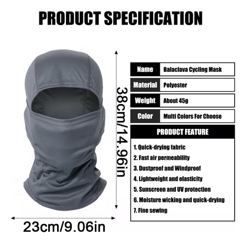2balaclava Pasamontañas Militar Táctico Bandana Máscara Moto