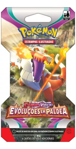 Jogo De Cartas Pokémon Evoluções Em Paldea Com 6 Copag - Atacado Dosul