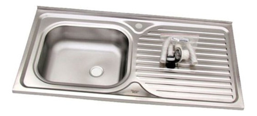 Lavaplatos 100x50 Para Sobreponer En Mueble Derecho