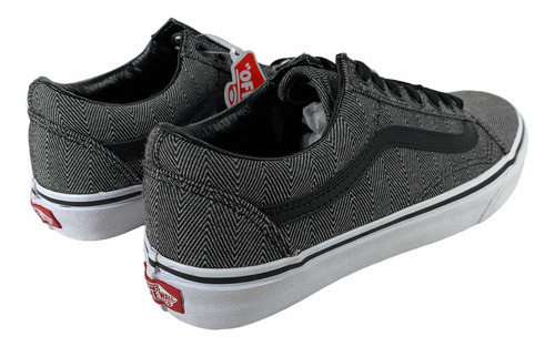 Tenis Vans Old Skool Gris Con Negro Vn0a38g1u4j Look Trendy
