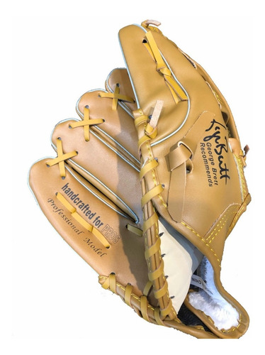 Imagen 2 de 5 de Guante De Softball Baseball Pvc Zurdo Brett Cuero Ecologico