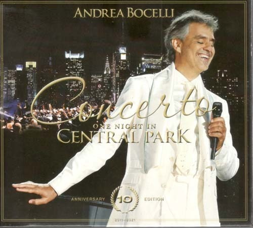 Cd - Concerto : One Night In Central Park - Andrea Bocelli