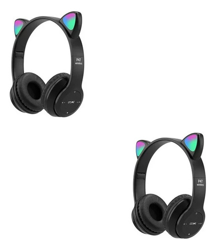 Auricular Inalámbrico Bluetooth Oreja Gato Cat Ear P47m