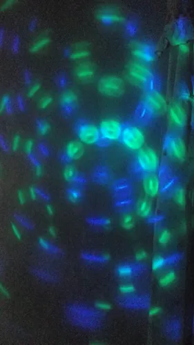 comprar Luz Luces Miniteca Discoteca Bombillo Giratorio Azul Y Verde