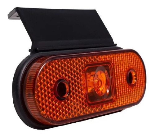  10 Lanterna Ambar Lateral Caminhão Carreta Bau 3 Led