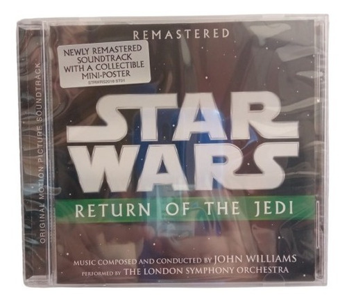 John Williams Star Wars Return Of The Jedi Ost Cd Nuevo Mxc