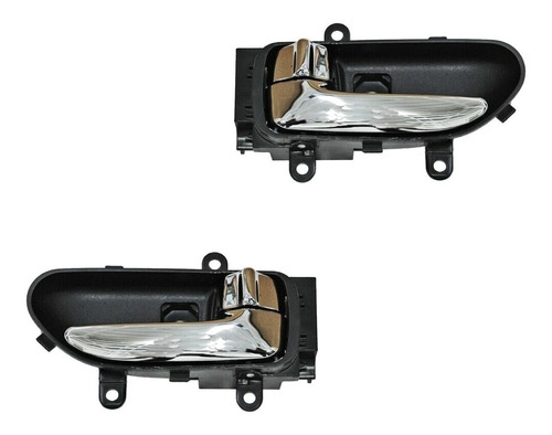 Set 2 Manijas Puerta Interior Traseras Nissan X-trail 2008