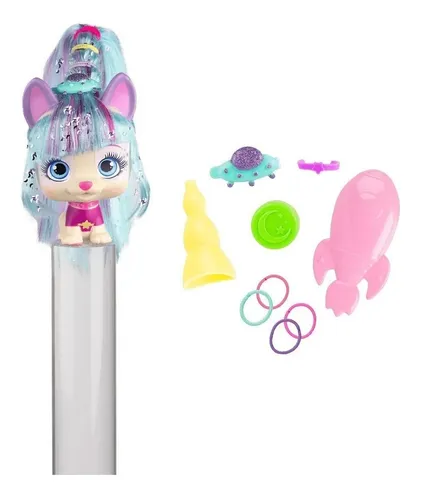 Muñeca Vip Pets Serie 2 Glitter Twist Verde Original!