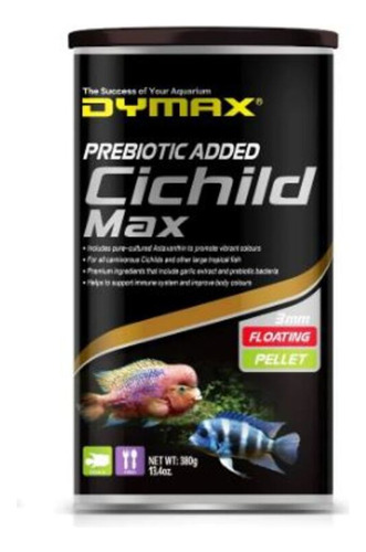 Alimento Peces Dymax Cichlid Max Pellet 120g - 400ml