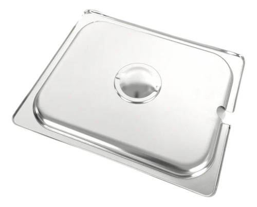 Tapa Inserto Ranurada 1/2 Acero Inoxidable 32.5x26.5cm 6