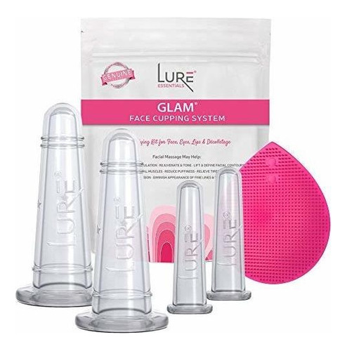 Kit Facial Lure Essentials Glam Face Cupping Set Set Facial 