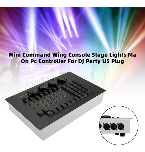 Mini Controlador De Luces De Escenario Para Dj Party Us Plug