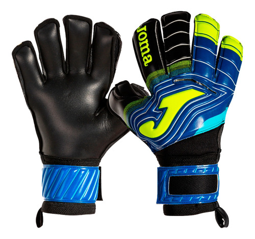 Guantes De Arquero Joma Brave - Negro Azul