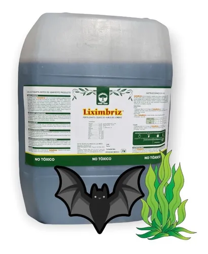 comprar Humus Liquido Lixiviado Lombriz + Algas Marinas + Guano 20lt