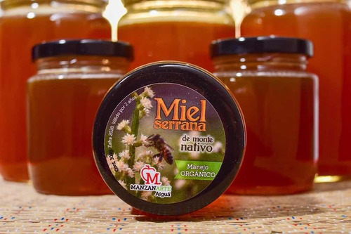 Miel Serrana De Monte Nativo Manejo Organico