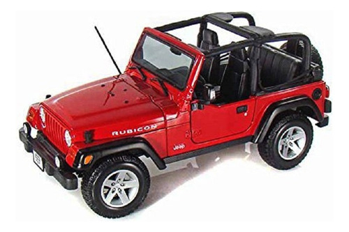 Jeep Wrangler Rubicon, Rojo  maisto   1/18 escal.