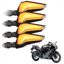 Comprar Kit 4 Setas Esportivas P33 Kawasaki Ninja 250r 2009 2010