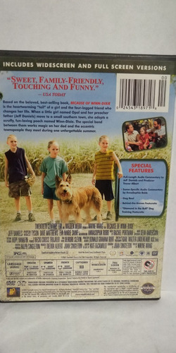 Because Of Winn-dixie Import Movie Dvd 2005 Annasophia Robb (Usado)