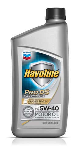 Aceite 5w40 Havoline Synthetic Pro Ds X 0.94 L- Blanis